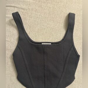 ARITZIA GREY BABATON TANK